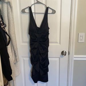 Black Satin Dress